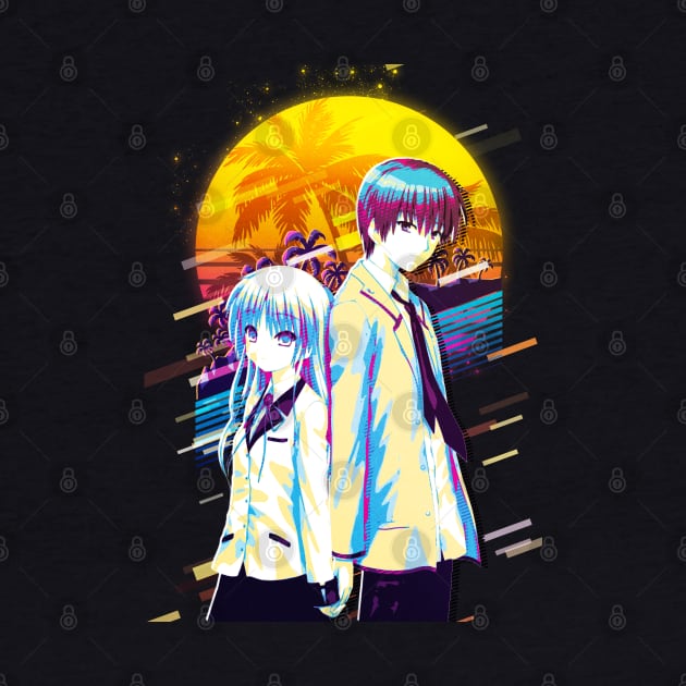 Yuzuru Otonashi and Kanade Tachibana by 80sRetro